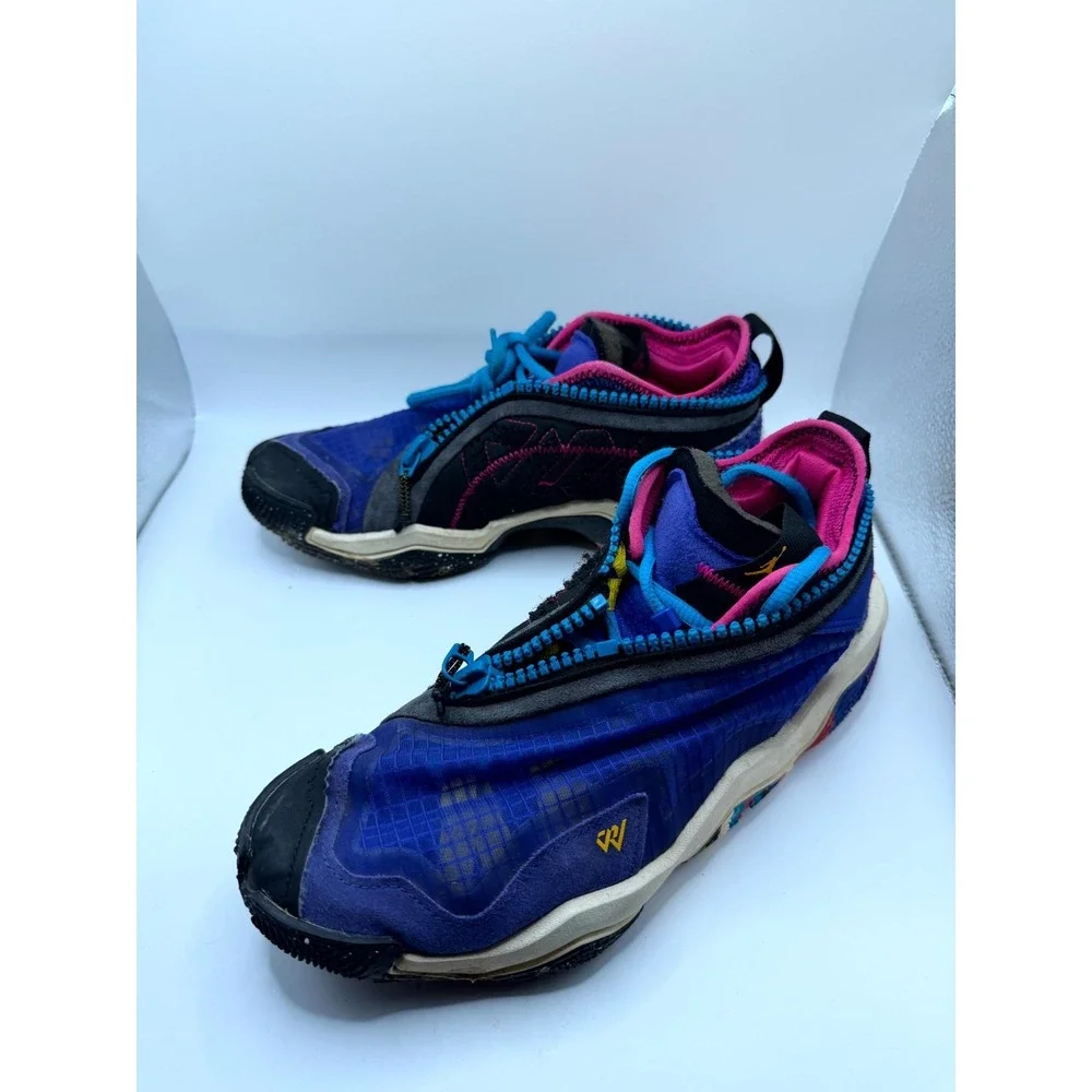 Air Jordan Why Not Zer0.6 Unisex Kids 6.5 Sneaker‎ Blue Ripstop Basketball Shoes
